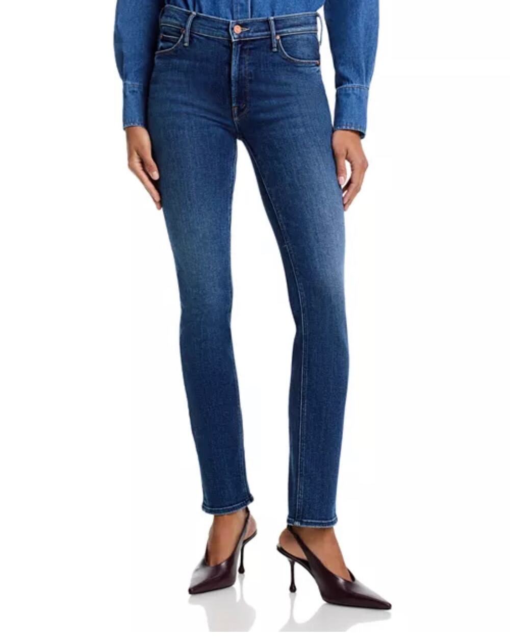 MOTHER The Mid Rise Dazzler Skimp Ankle Jeans in One Last Shot 26